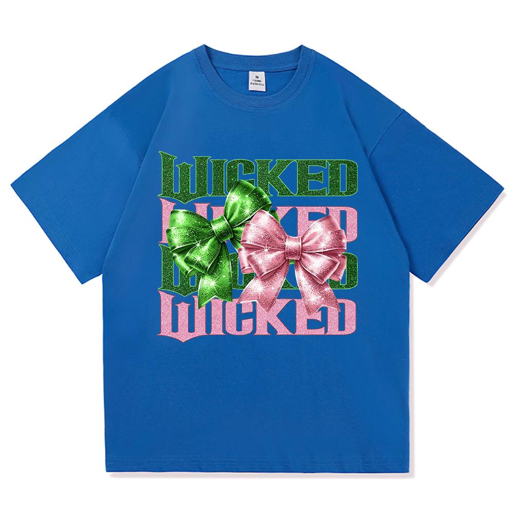Wicked Change for Good T Shirt Hot Fashion Men Harajuku Aesthetic Elphaba Glinda T-Shirt Unisex High Quality Cotton Tees Shirts