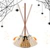 Escoba de Bruja Animada Flotante Eléctrica Halloween Control por Voz con Aplauso 91CM Decoración de Pared Puerta Casa Embrujada