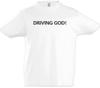 Driving God! Kids Boys T-Shirt Race Racing Car Driver Racer Petrol Head Fun Love