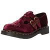 Dr. Martens Vegan Leve Bico Redondo Plataforma Mary Jane Sapatos Sapatos Femininos Vermelho 31956600