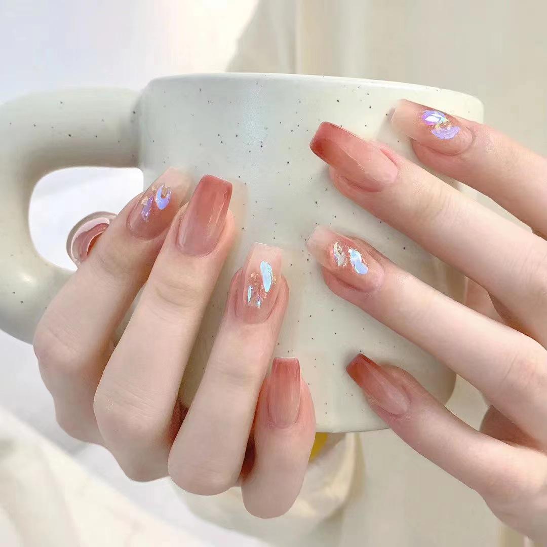 

Gradient Blush Removable False Nail Patch B491 - Pure Desire Style