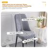 Slip-Resistant Dining Chair Covers Elastic Jacquard Chair Cover New Seat Cover  Home Use