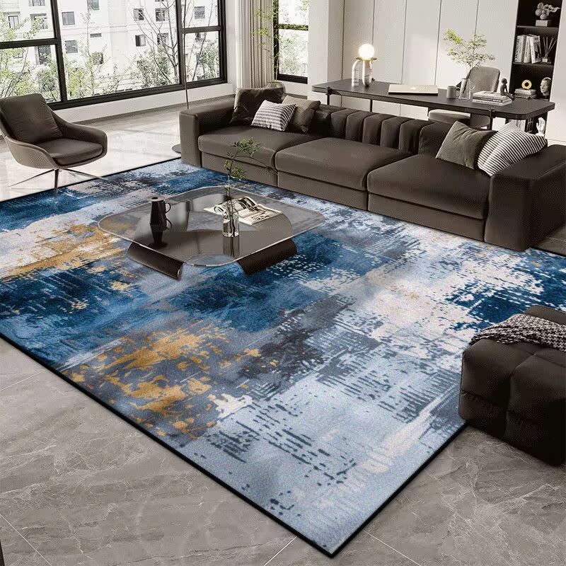 Modern Decorative Flannel Carpet Living Room Decoration Luxury Nordic Decor Home Large Area Mat Washable Bedroom Rug Office