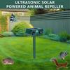 2024 Ultrasonic Animal Repellent, 1-Pack Solar Outdoor Deer Repeller with Motion Sensor, Deters Cats, Squirrels, Rabbits