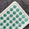 Octagonal Queen Cut Zircon Gem, 6/8mm, Super Sparkle Coated for DIY Jewelry