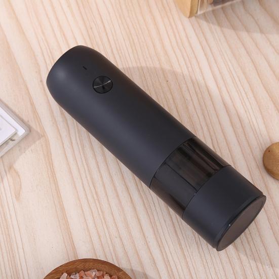 1 Set 35g Electric Grinder USB Rechargeable Adjustable Coarseness Refillable Electric Salt And Pepper Grinder Kitchen Gadget