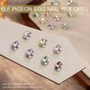 Elf Pigeon Egg-Shaped Nail Art Rhinestone Balls - Hot Selling Nail Decorations 2026