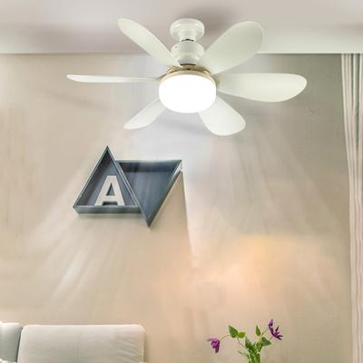 E27 Fassung Ventilator LED Licht E27 Sockel 42cm Innen Deckenventilator Licht Dimmbar Flacher Deckenventilator für Schlafzimmer Wohnzimmer Küche
