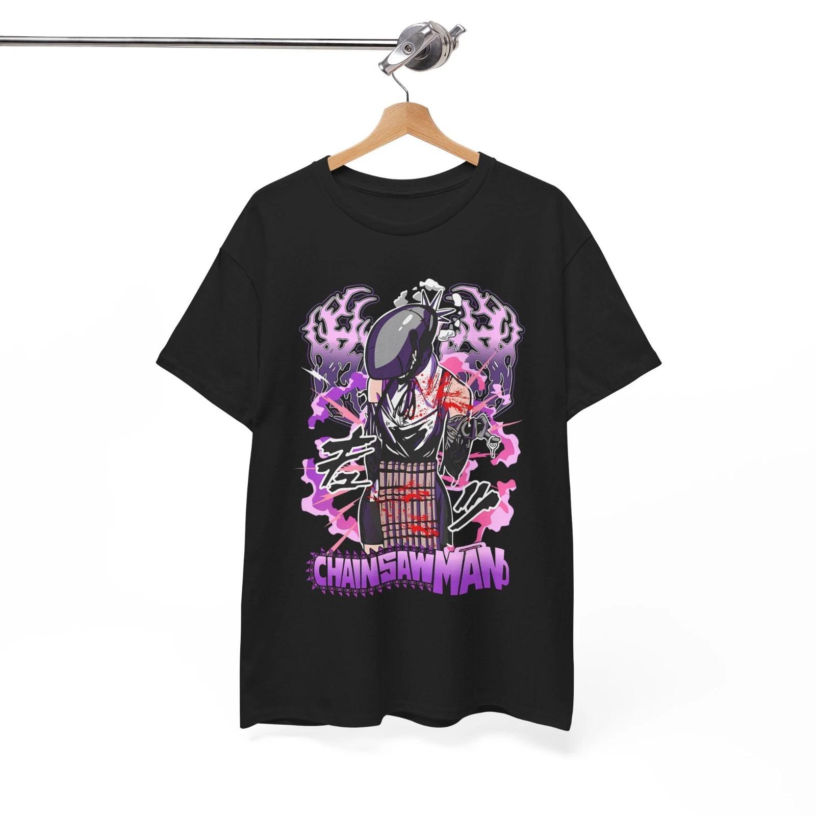 

Leisure and Comfortable Reze Bomb girl chainsaw Unisex anime graphic Tshirt for 2026 New Cotton Summer TShirt for Unisex L