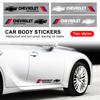 Car Body Decoration Stickers Door Personalized Sporty 3D Stickers for Colorado Cruze Spark Captiva Malibu Trax Aveo Camaro