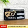 Longchan Acrylic Wi-Fi Sign - 2 Pack