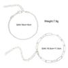 2Pcs Creative Sparkling Bracelet Women's Luxury Simple Bracelets Set