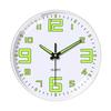 20cm Luminous Wall Clock No Punch Wall Clock for Home Use Silent Movement Easy To Read Glow-in Dark Clock For Living Room Clock