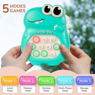 Push Bubble Game Light-Up Early Educational Handheld Funny Stress Relief Швидкий Push Hitting