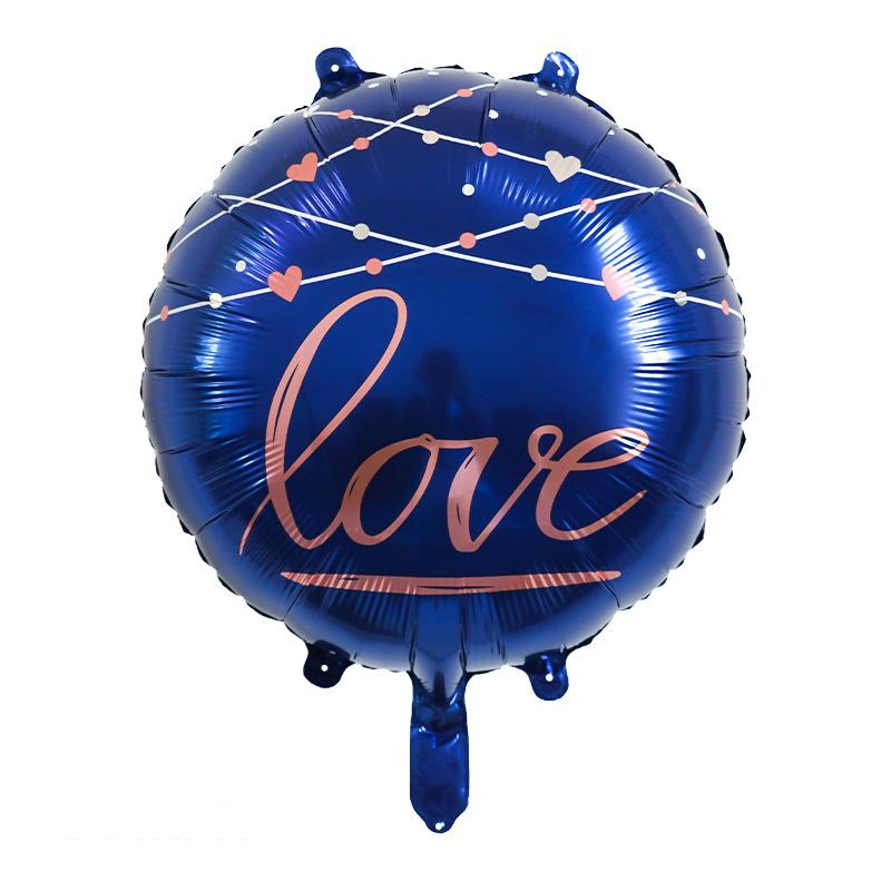 Diamond Ring Foil Balloon Rose Gold She Said Yes Future Mrs Foil Balloons Rose Gold Heart Shape Foil Balloon for Wedding синий