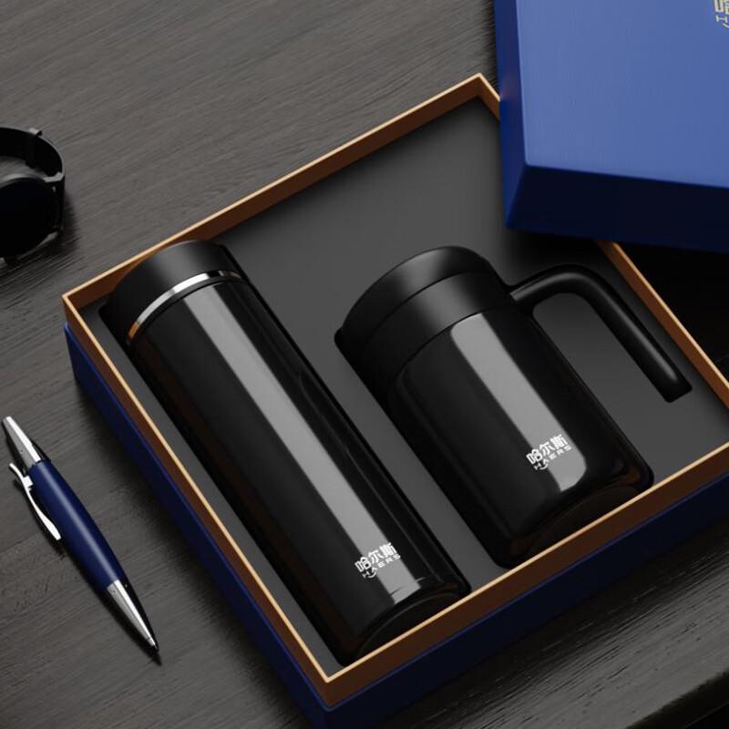 HAERS Insulated Mug & Bottle Gift Set (480ML+380ML)
