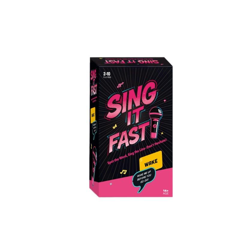 Snatch the Mic Music Party Game Cards, Family Fun Interactive Board Game, Viral TK Party Toy for Adults and Kids