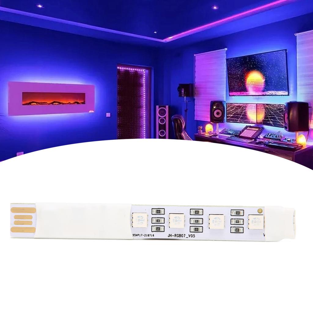 Bandes Lumineuses LED Télécommande Interface 4 broches Pratique Commode Dispositif d'Éclairage à Synchronisation Musicale pour la Maison