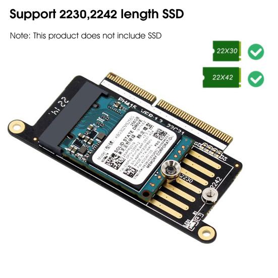 Yousheng SSD Adapter Card for MacBook Pro 2016 2017 A1708 SSD To NGFF M.2 MKey NVME 2230 2242 SSD Adapter Board Hard Drive High Speed Expansion Card
