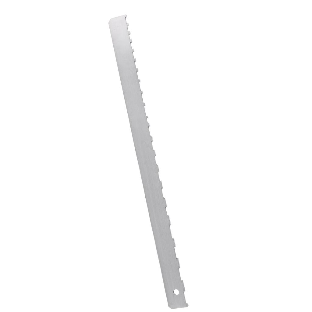 Guitar Neck Notched Ruler Aluminum Music Instrument Accessories for Electric Folk BassM02833