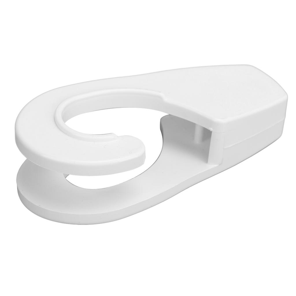 Boat Bumper Clip Fast Adjustment Enhanced Sealing Pontoon Bumper Clip Hook for Ship Kayak Yacht White 25mm   1in
