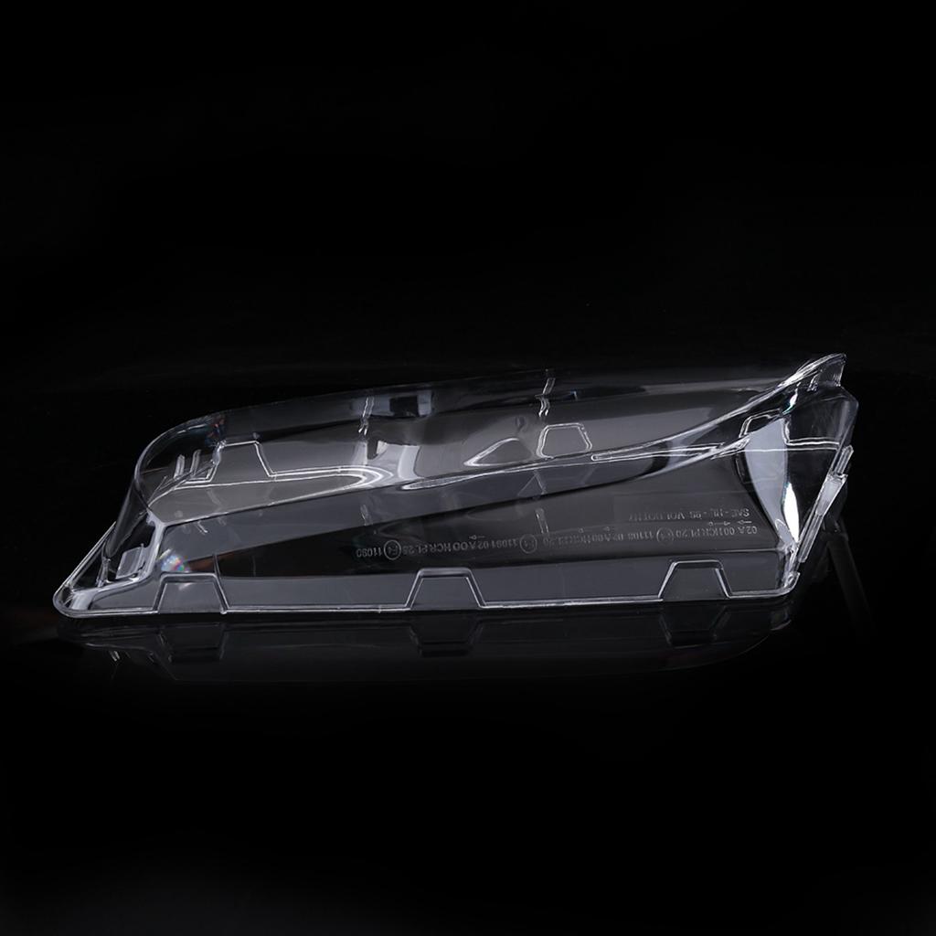2pcs Car Headlight Clear Lens Cover for E46 4D 320i 325i 325xi 330i 330xi 02‑05 63126924043 63126924044