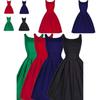 Elegant Vintage Women 1950s Sleeveless Cocktail Dress For Timeless Evening Parties