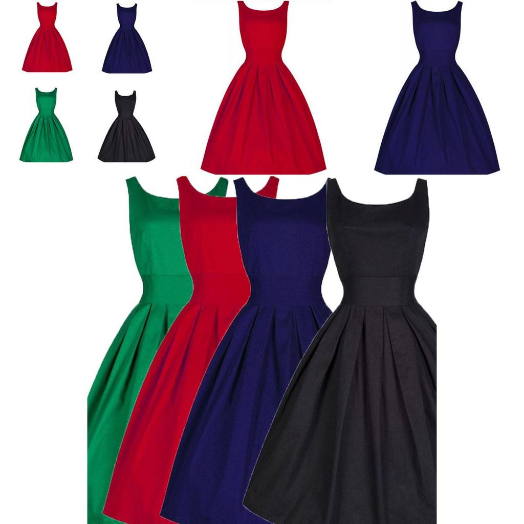 Elegant Vintage Women 1950s Sleeveless Cocktail Dress For Timeless Evening Parties