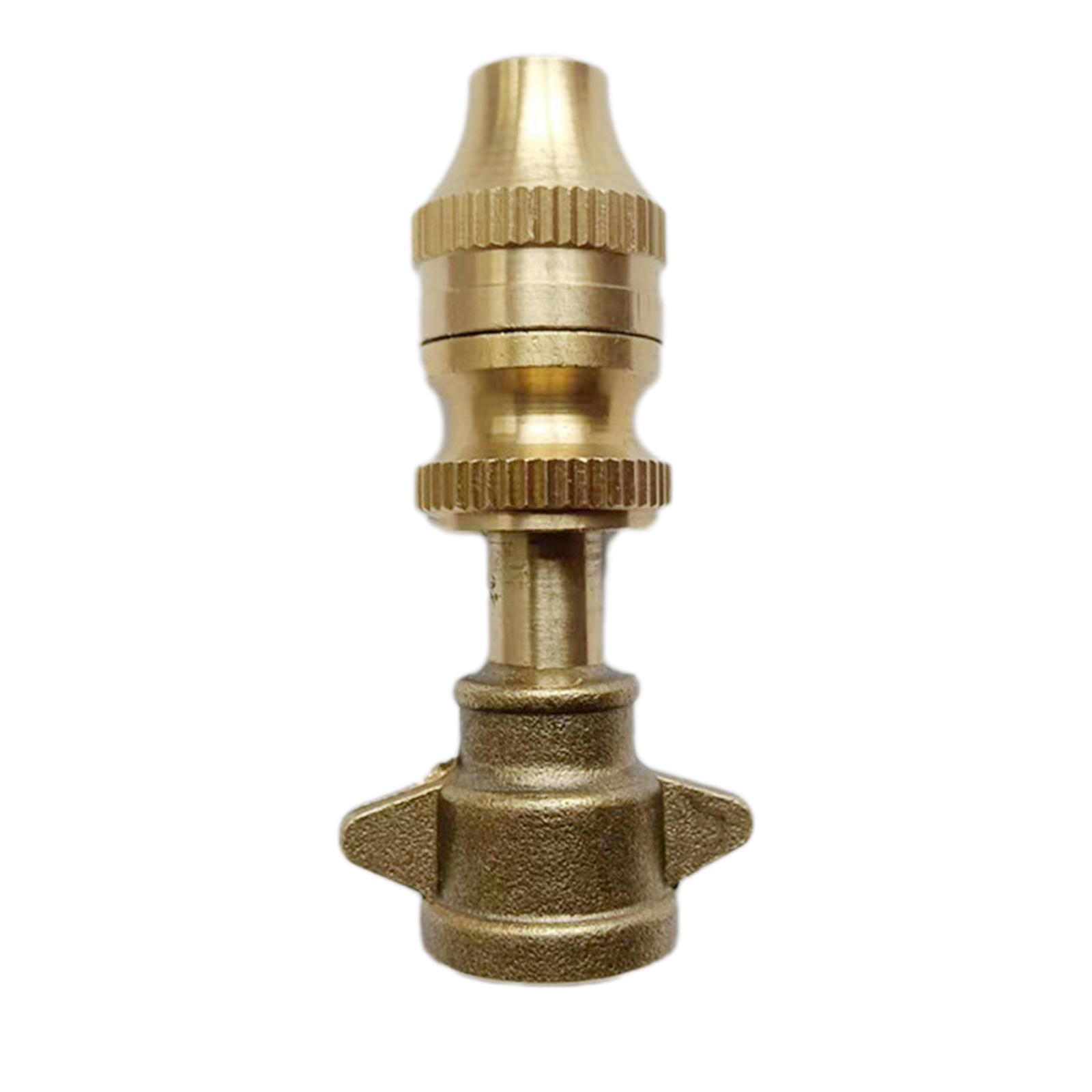 

Brass Missile Nozzle For M14 Female Thread Connector Adjustable Spray Pattern High Pressure Direct Spray Nozzle For Home Garden