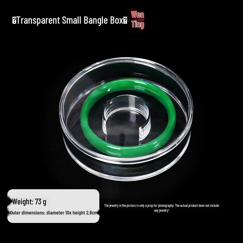 Acrylic Jade Bangle Tray - Transparent Jewelry Display Stand and Jadeite Storage Box Acrylic Jewelry Display Tray