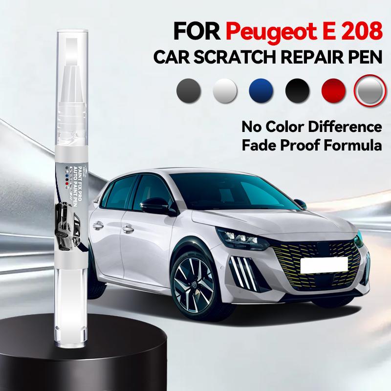 

Для PEUGEOT E-208 Фарба для підфарбовування Набір для ремонту дисків Швидкий і легкий ремонт подряпин на дисках Фарба для обода для ремонту автомобільних дисків Сріблястий
