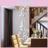 Modern Circle Ring Acrylic Mirror Decals For Sophisticated Room Aesthetics