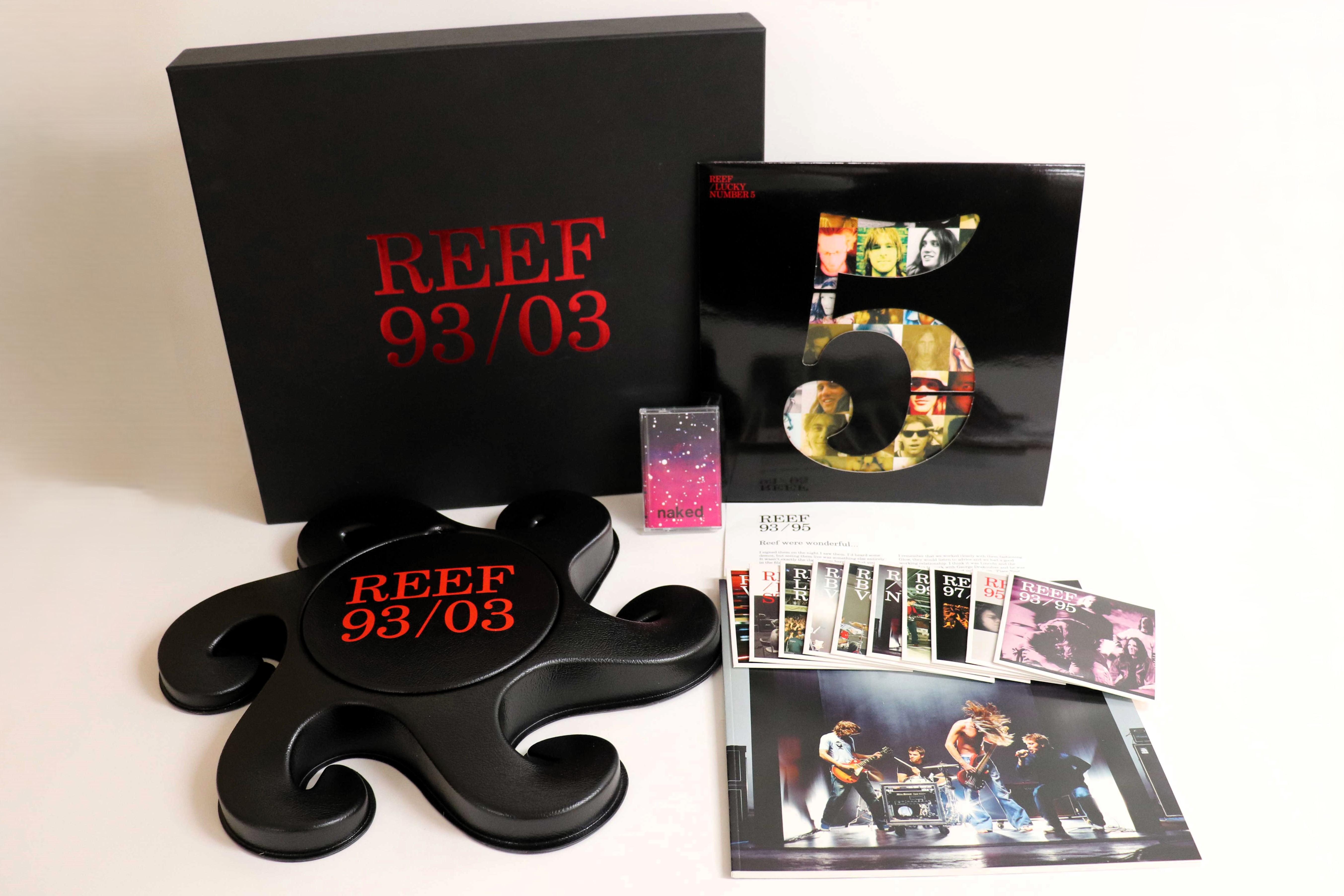 

CD REEF - 93/03 (9CD+DVD+Cassette+LP) 566325 METROPOLIS RECO 2012 UK Rock Used
