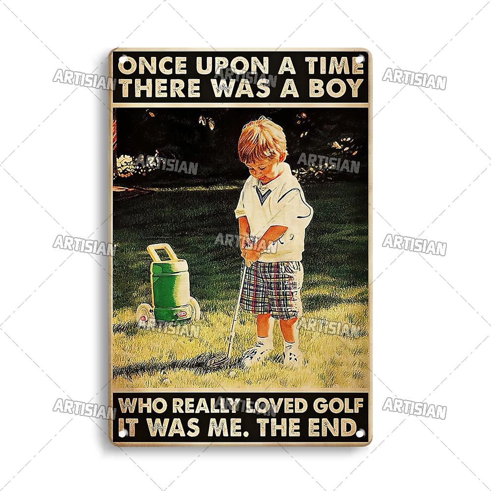 Artisian Sport Metal Plate Golf Tin Sign Vintage Decorative Poster Wall Decor Garage Bar Pub Club Hotel Kitchen Home Man Cave