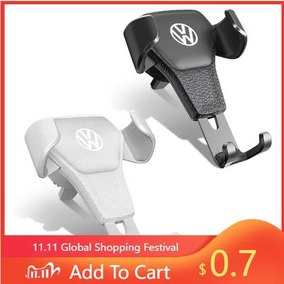 Dla VW Nowy 1 szt. Specjalny Uchwyt Samochodowy GPS Telefon Klips do Nawiewu MontażDla Volkswagen R Golf 4 5 6 7 Motion Polo Touran TSI TD