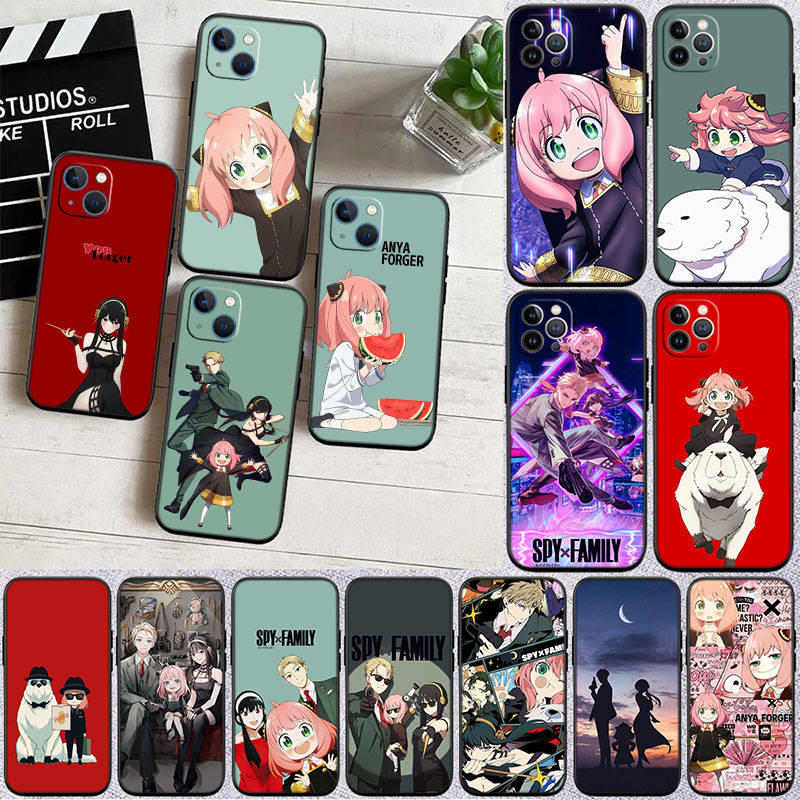 IR26 Spy X Anya Forger Family Case for Samsung A06 A35 A25 A24 A15 A05S A05 M55 M35 M15 A02 A12 A13 A10 A16 A20 A30 A22 A31 A32 A33 A42 A50