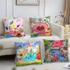 S-Slime R-Ranchers Game Pillow Case Short Plush Print Cushion Cover Square Throw Pillow Covers Sofa Home Decor