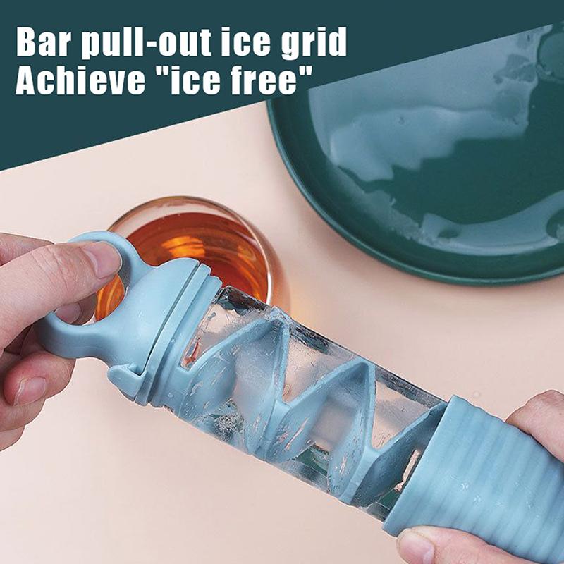 Household Ice Making Molds Durable Press Ice Cube Tray Fast Freeze Silicone Mold Refrigerator Reusable Kitchen Bar Ice Cube Mold