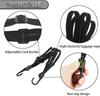 60/90CM Motorradhelmriemen Motorradzubehör Haken Gepäck Einziehbar Elastisches Seil Befestigungsgurt Motorradhelm