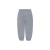 Li Ning Sports Fashion Series Embroidered Loose Knit Cuffed Sweatpants Men Sweatpants Gray AKLRG11-3
