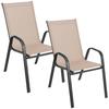Metal garden chair, terrace, balcony, armchair, modern, 2 pcs.