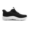 Adidas Cloudfoam Cushioning Breathable Lightweight Low top Walking Shoes Unisex Black White KJ5916