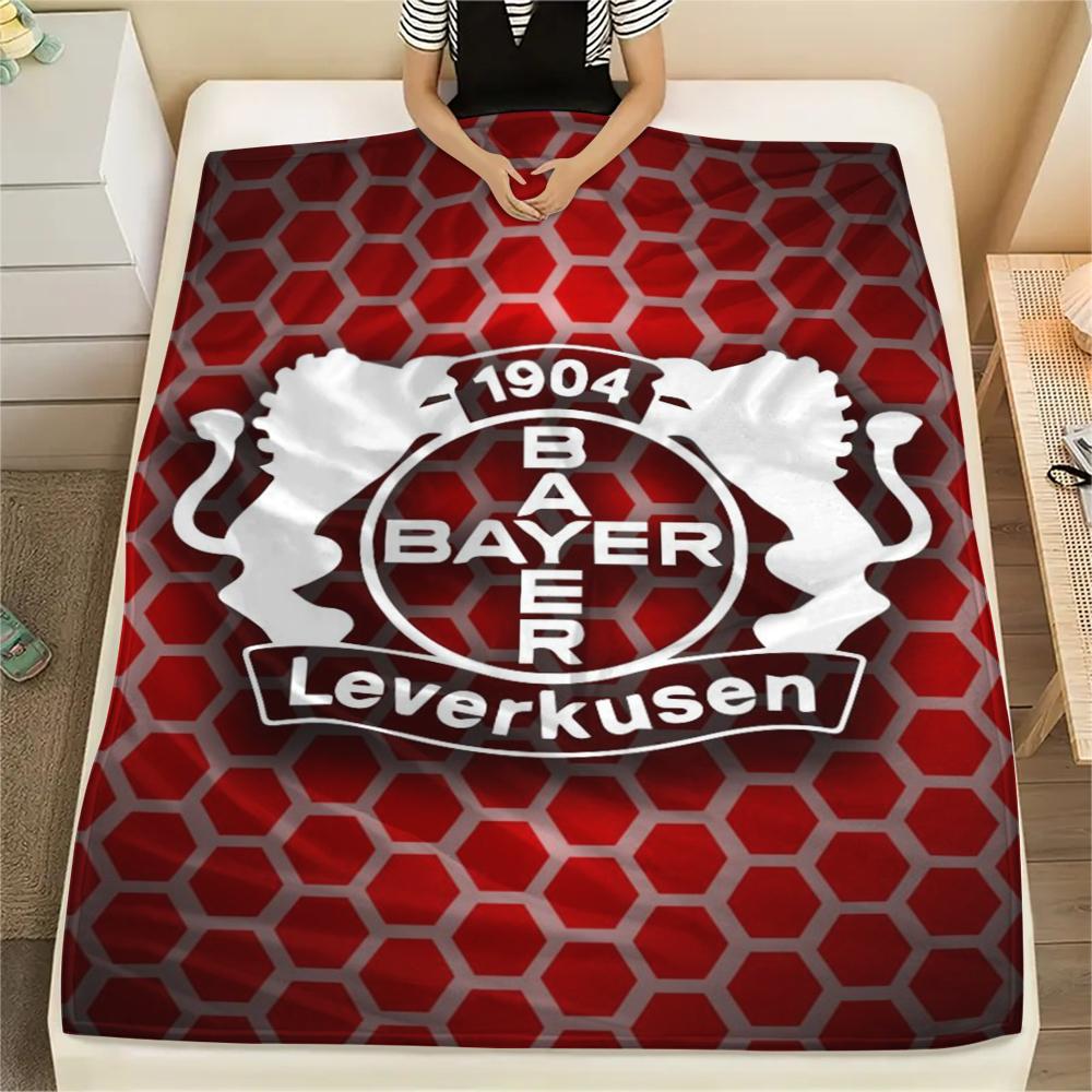 1ks Bayer 04 Leverkusen Potisk Flanelová deka, Vysoká kvalita Pohodlná pro Všechna roční období, Domácí dekorace, Teplo a Pohodlí, Perfektní pro Vánoční dárky13