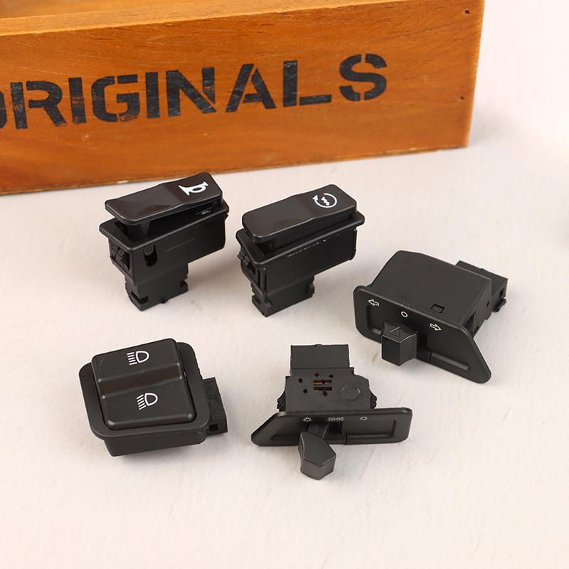 5 Stück/Set Motorrad Scheinwerfer Hupe Dimmer Blinker Anlasser Einzel Schalterknopf Für Roller ATV Moped Elektroroller Teile