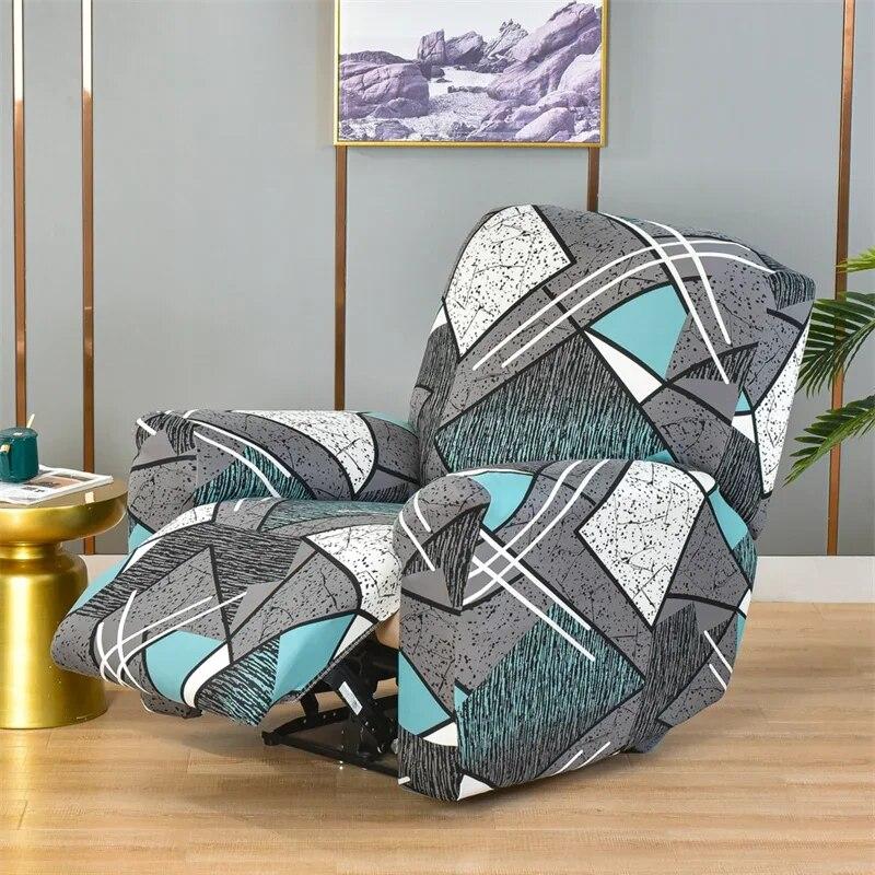 Spandex Recliner Chair Cover Lazy Boy Recliner Sofa Covers High Stretch Slipcover 1 Seater Sofa Cover for Living Room Home Decor