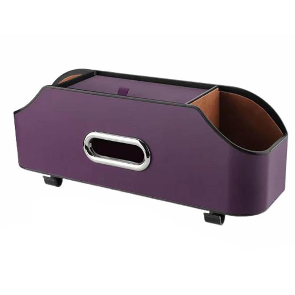 Multifunctional Car Back With Plastic Storage Box And Cup Holder For Travel Thing