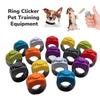 [Haustiertrainingsgerät] Clicker zum Trainieren von Hunden, Katzen, Pferden, Vögeln, Fischen, Kaninchen | Ringförmig