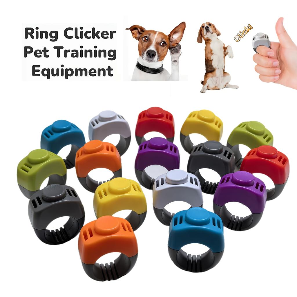 [Haustiertrainingsgerät] Clicker zum Trainieren von Hunden, Katzen, Pferden, Vögeln, Fischen, Kaninchen | Ringförmig