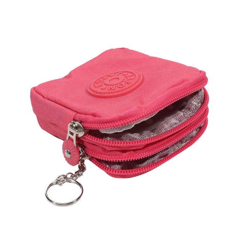 Travel Coin Purse Quilted ID Holder Key Coin Purse Multifunctional Card Hold Portable Waterproof  Purse for Daily Use