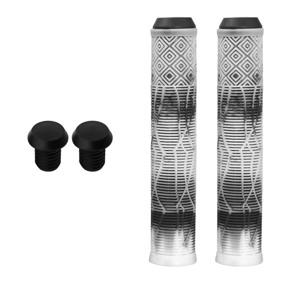 Rubber Bike Handlebar Grips Anti Slip Rubber Bicycle Grips Universal Bike Grips Comfortable белый
